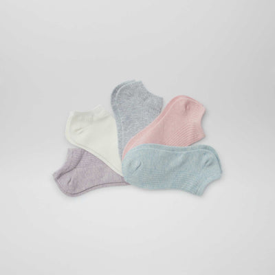 Pack de 5 pares medias invisibles PURPURA