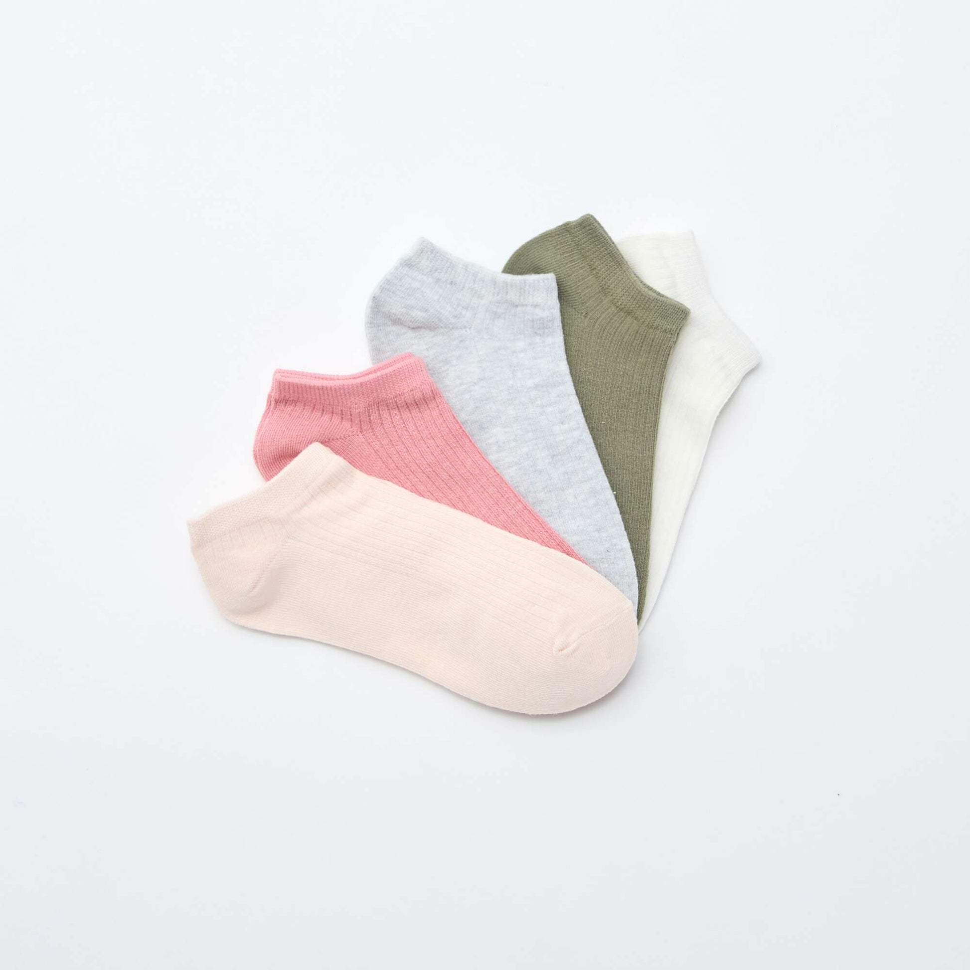Pack de 5 pares medias invisibles PURPURA