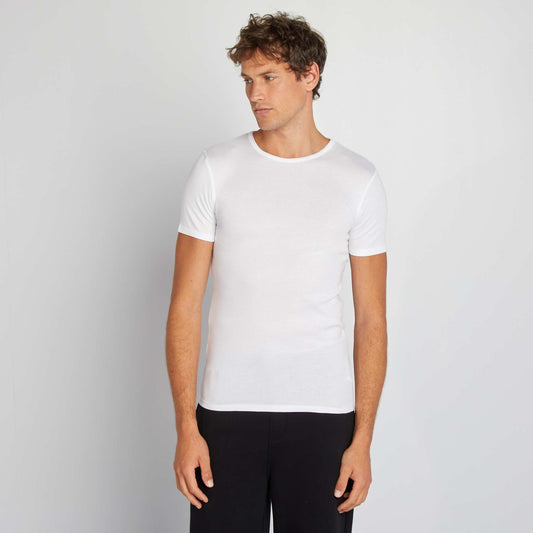 Pack de 2 camisetas básicas blanco