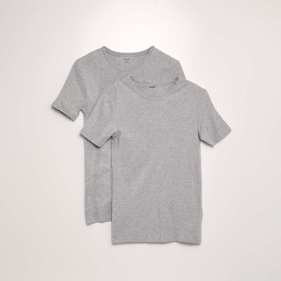 Pack de 2 camisetas básicas GRIS