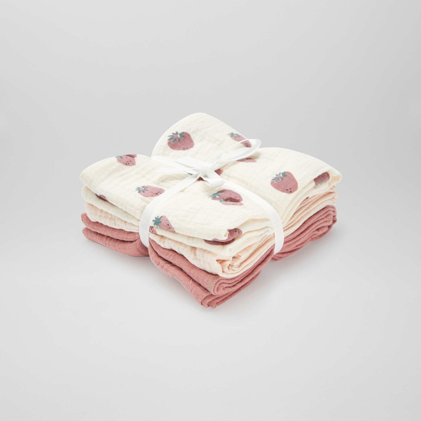Pack de 3 muselinas para bebé BLANCO