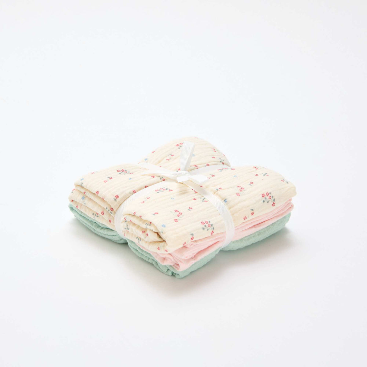 Pack de 3 muselinas para bebé BLANCO