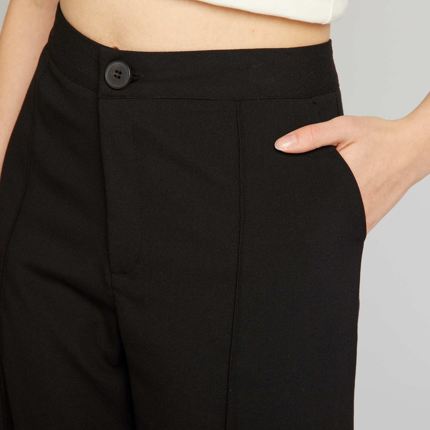 Pantalón ancho negro