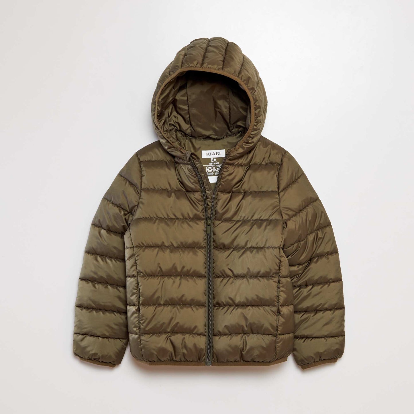 Anorak acolchado con capucha KAKI