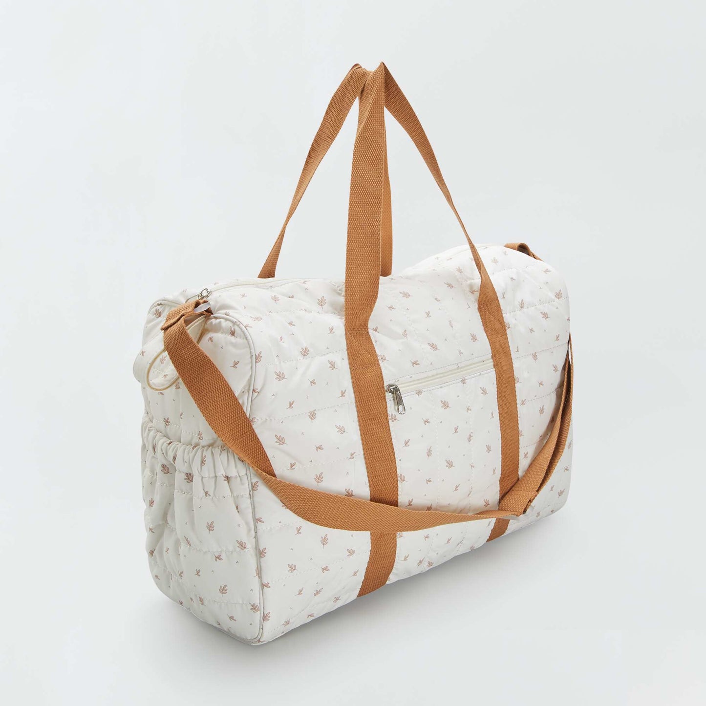 Bolso cambiador con fijación para cochecito BLANCO