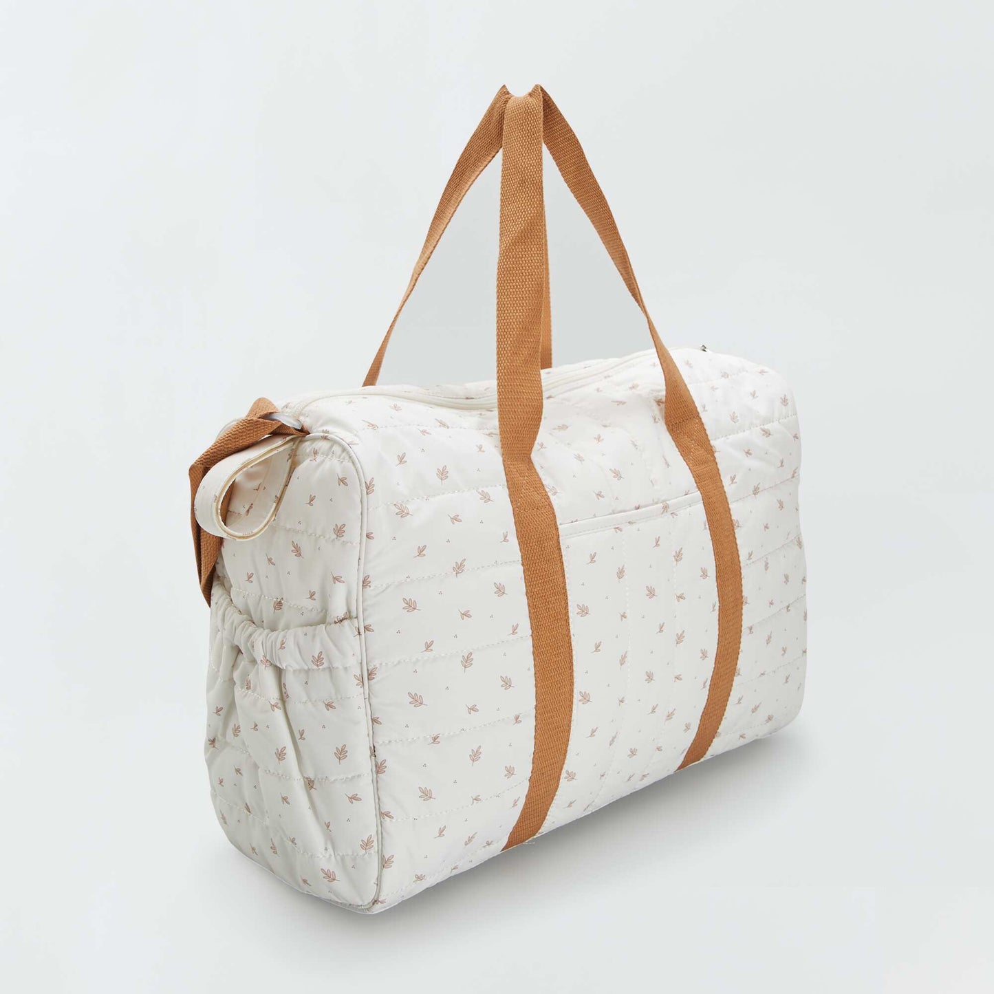 Bolso cambiador con fijación para cochecito BLANCO