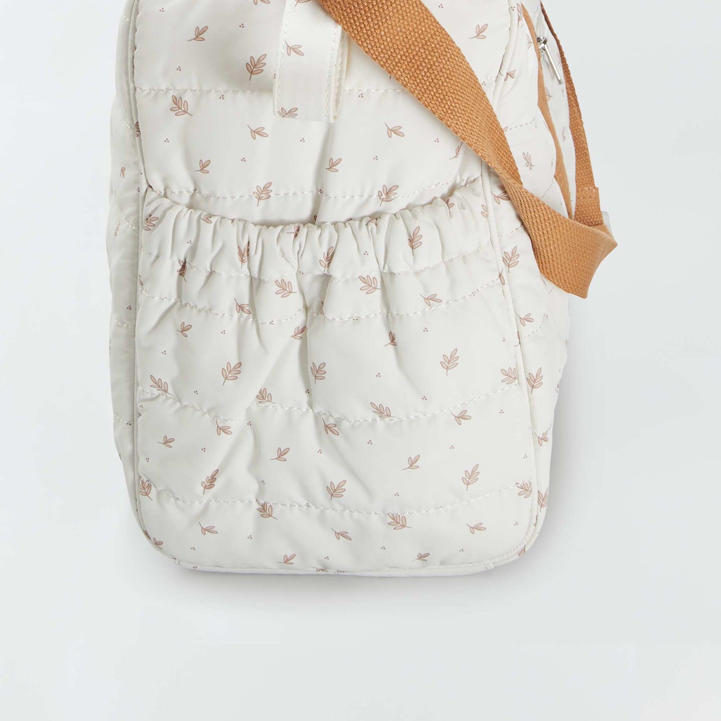 Bolso cambiador con fijación para cochecito BLANCO