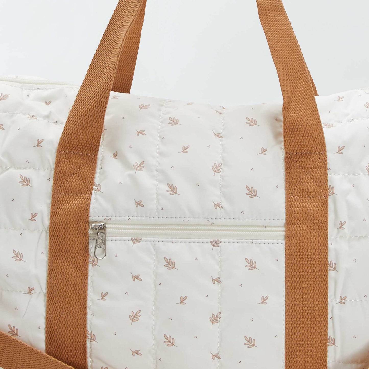 Bolso cambiador con fijación para cochecito BLANCO