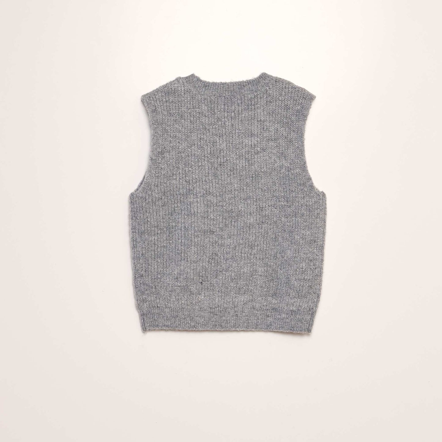 Sweater sin mangas GRIS