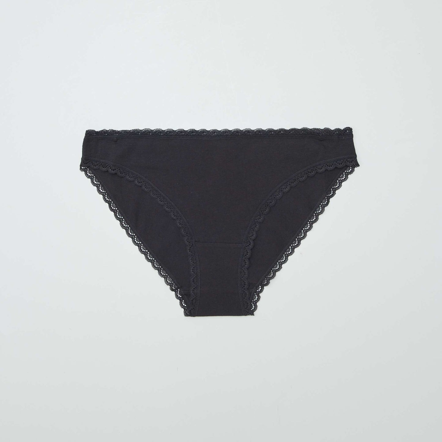 Pack de 2 braguitas de algodón NEGRO