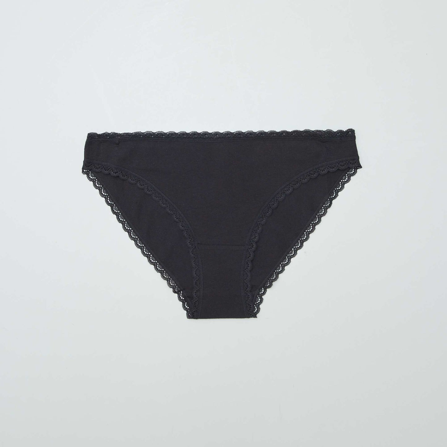 Pack de 2 braguitas de algodón NEGRO