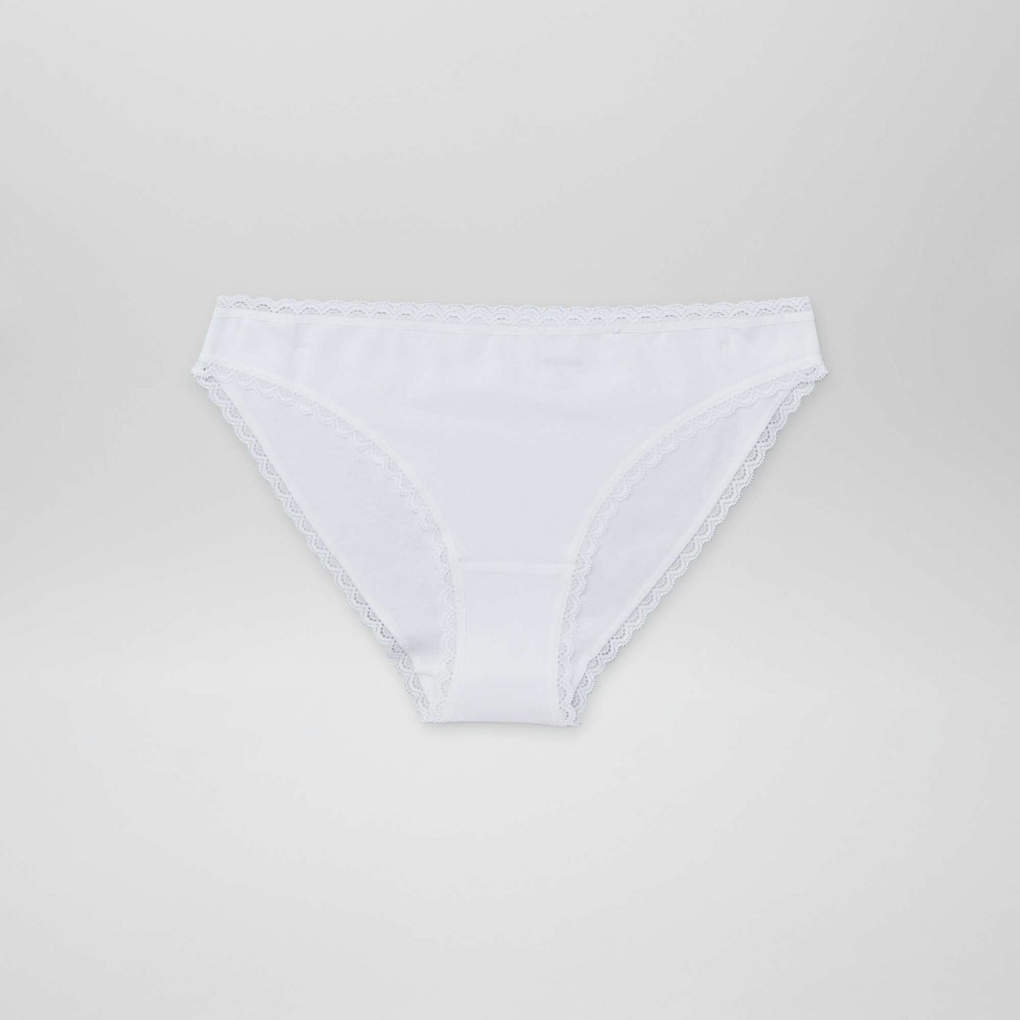 Pack de 2 braguitas de algodón BLANCO
