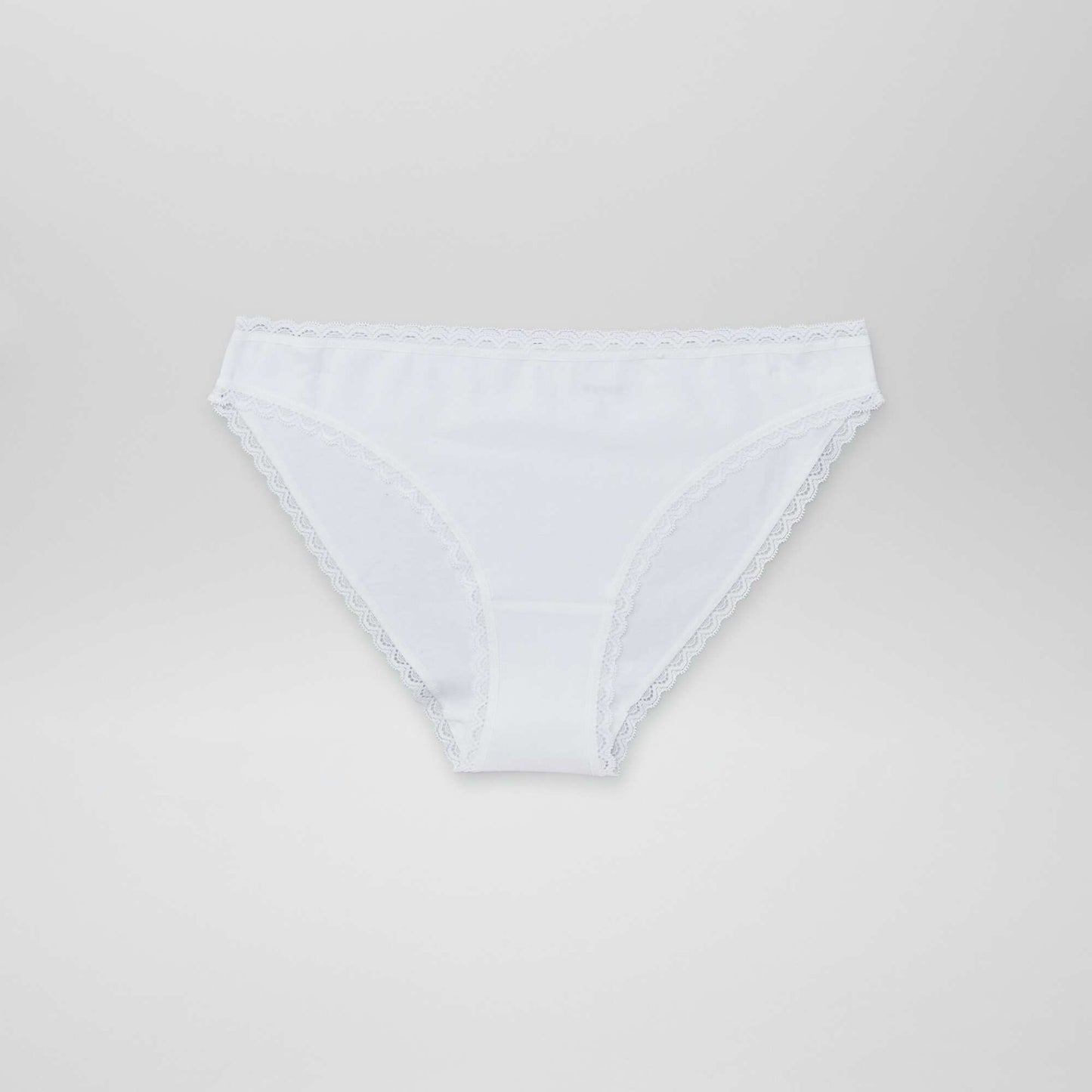 Pack de 2 braguitas de algodón BLANCO