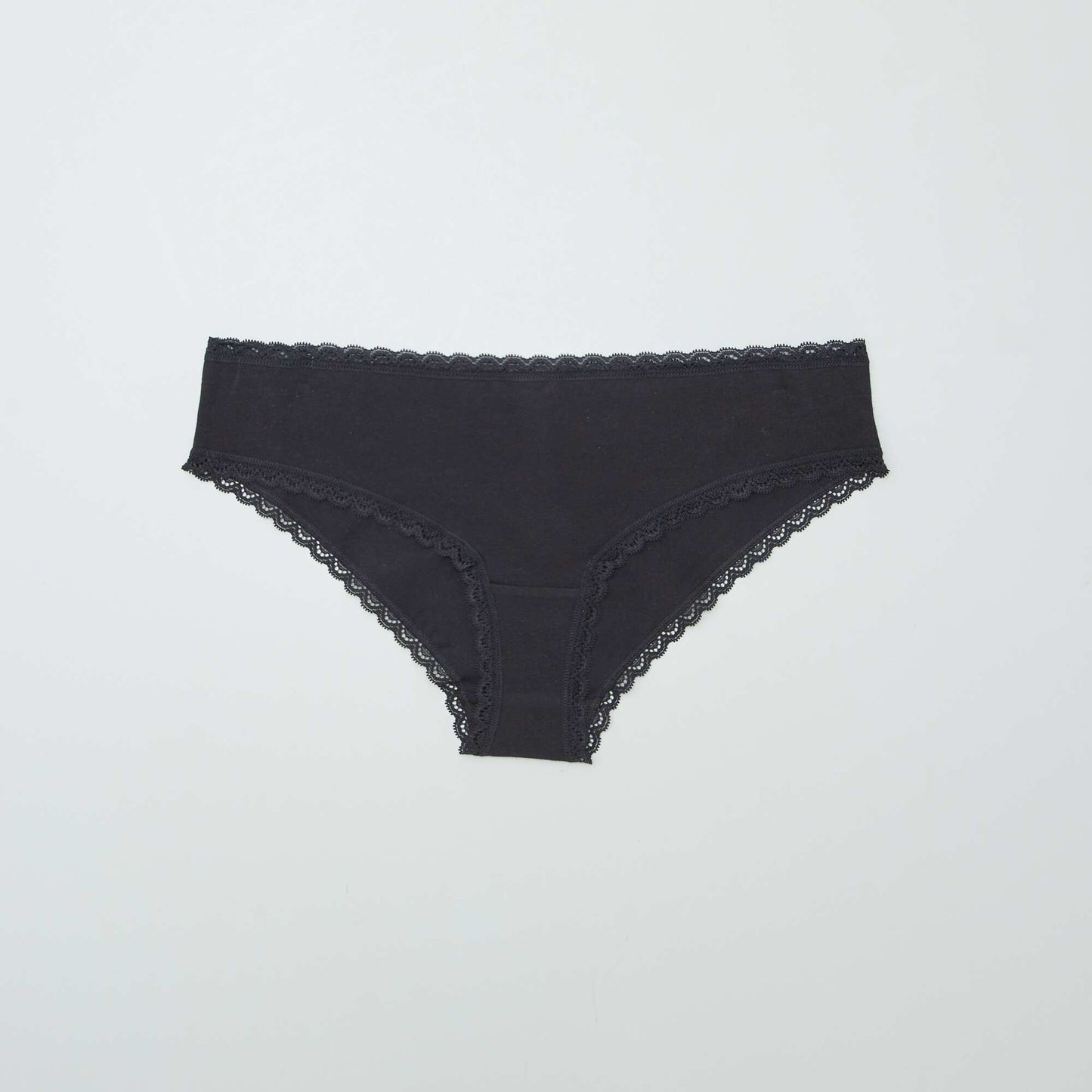 Pack de 2 culottes de algodón NEGRO