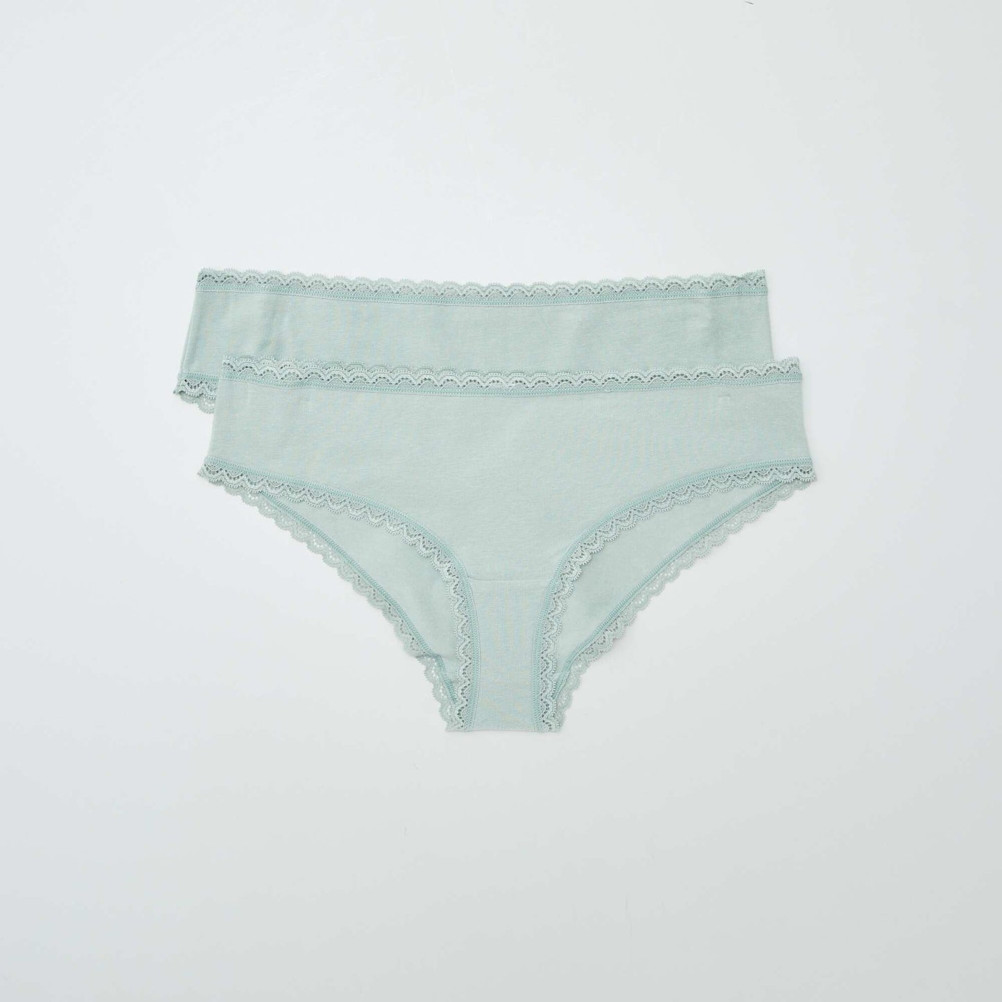 Pack de 2 culottes de algodón VERDE