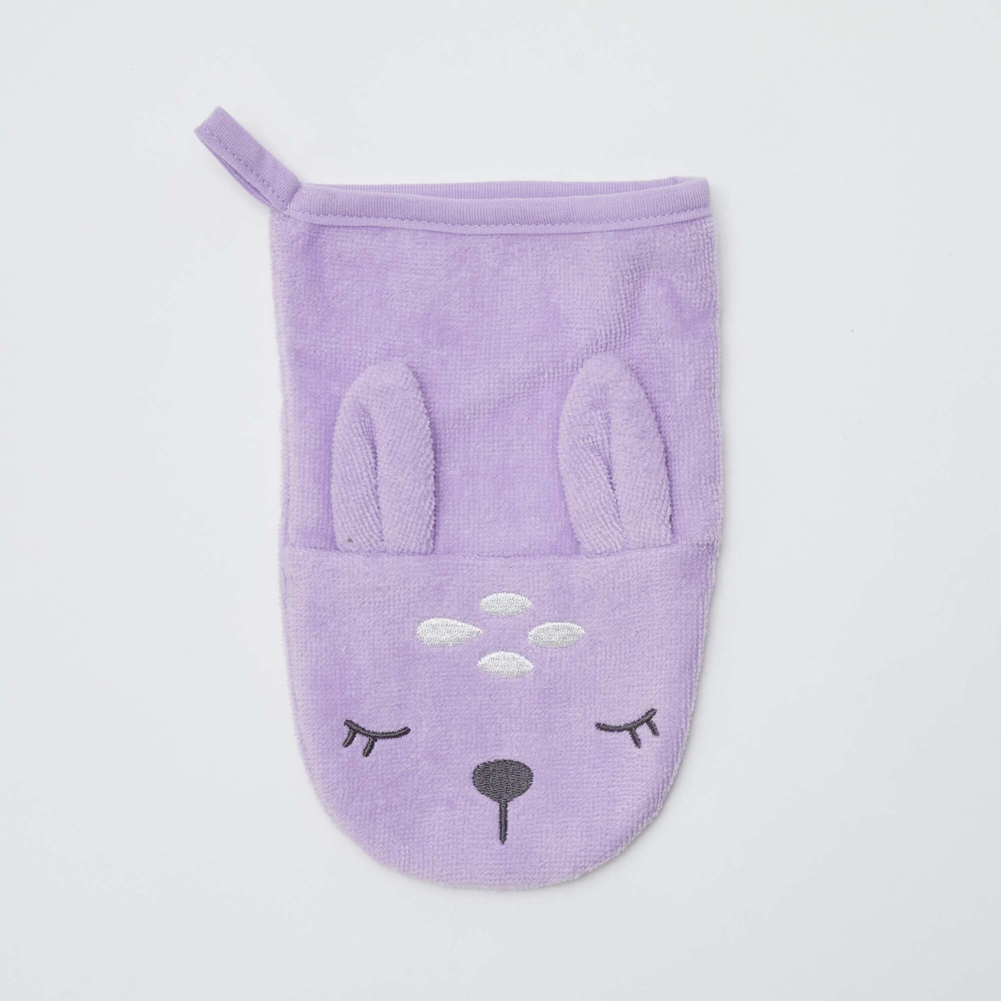 Pack de 2 manoplas de baño GRIS
