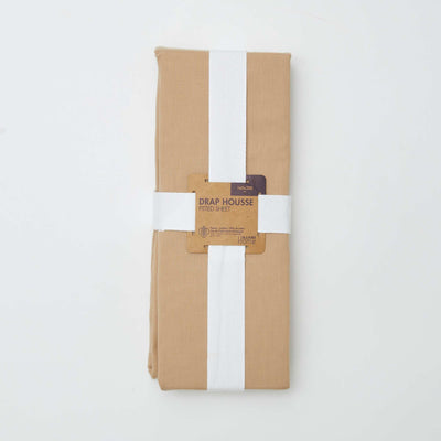 Sábana bajera doble (160 x 200) de algodón  - Kiabi Home BEIGE