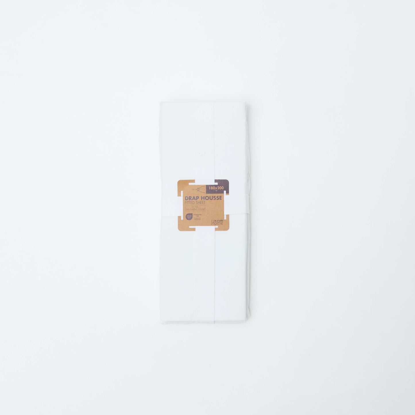 Sábana bajera para 2 personas (180x200) de algodón - Kiabi Home BLANCO