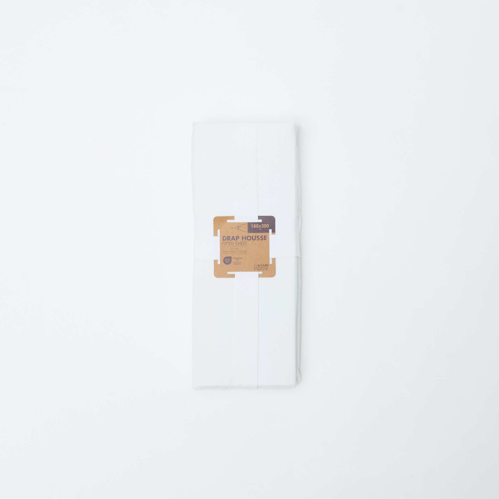 Sábana bajera para 2 personas (180x200) de algodón - Kiabi Home BLANCO