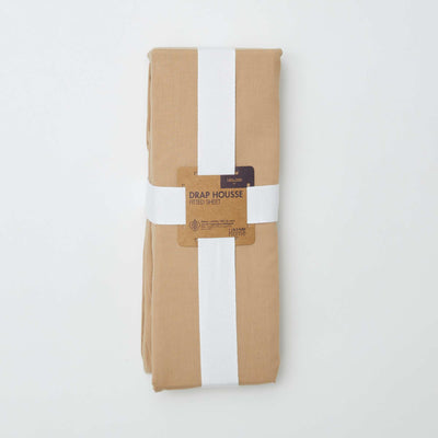 Sábana bajera doble (180 x 200) de algodón  - Kiabi Home BEIGE