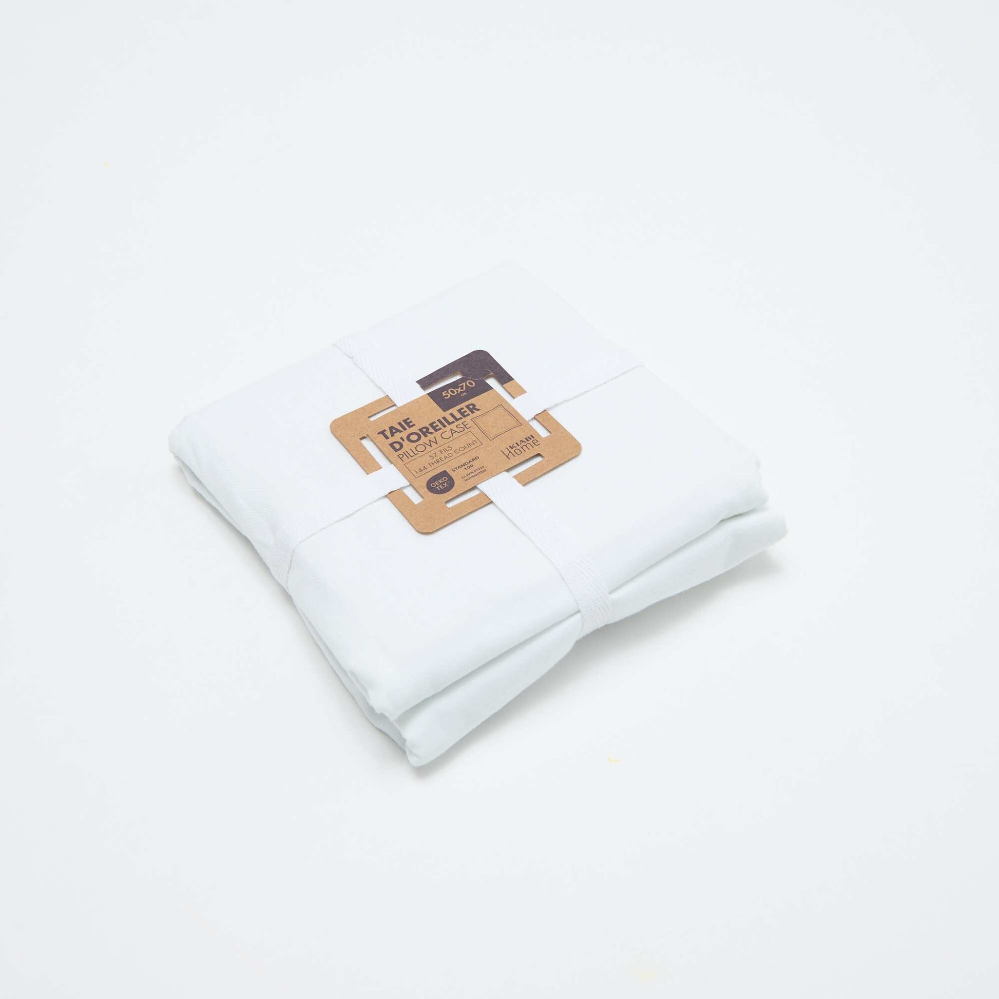 Funda de almohada 50 x 70 cm - Kiabi Home BLANCO