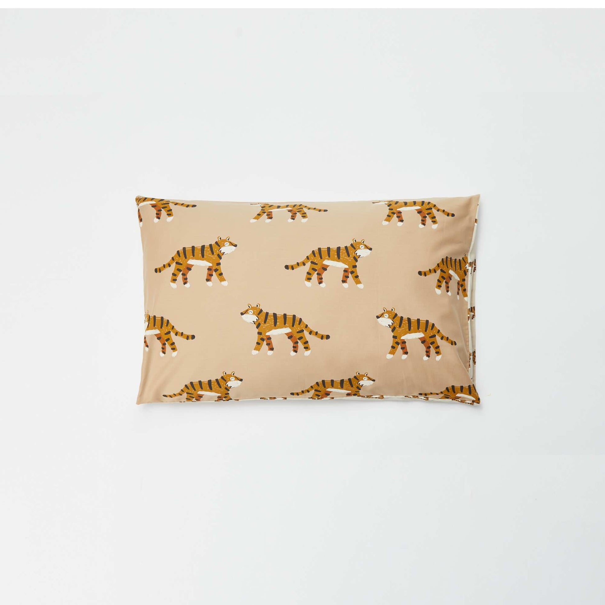 Juego de cama funda nórdica (140 x 200 cm)  + funda de almohada 2 piezas BEIGE