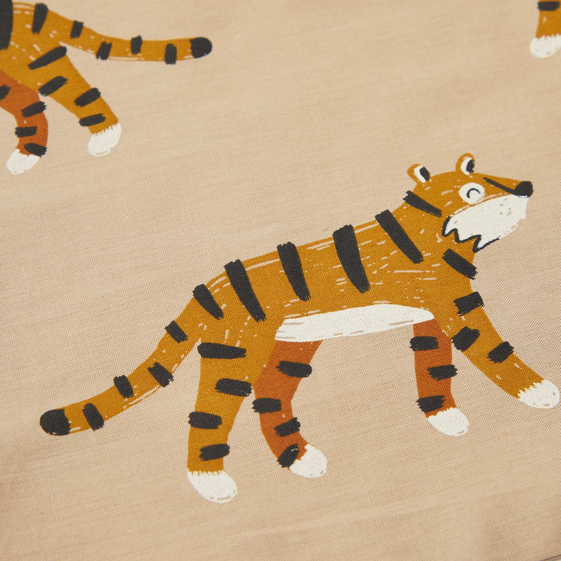 Juego de cama funda nórdica (140 x 200 cm)  + funda de almohada 2 piezas BEIGE