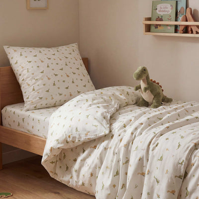 Funda nórdica (140 x 200cm) + funda de almohada - 2 piezas BEIGE