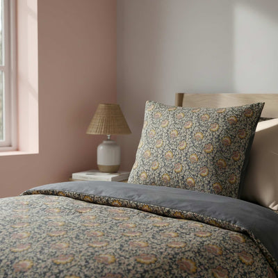 Juego de cama individual (140 x 200cm) de algodón 57 hilos - Kiabi Home GRIS