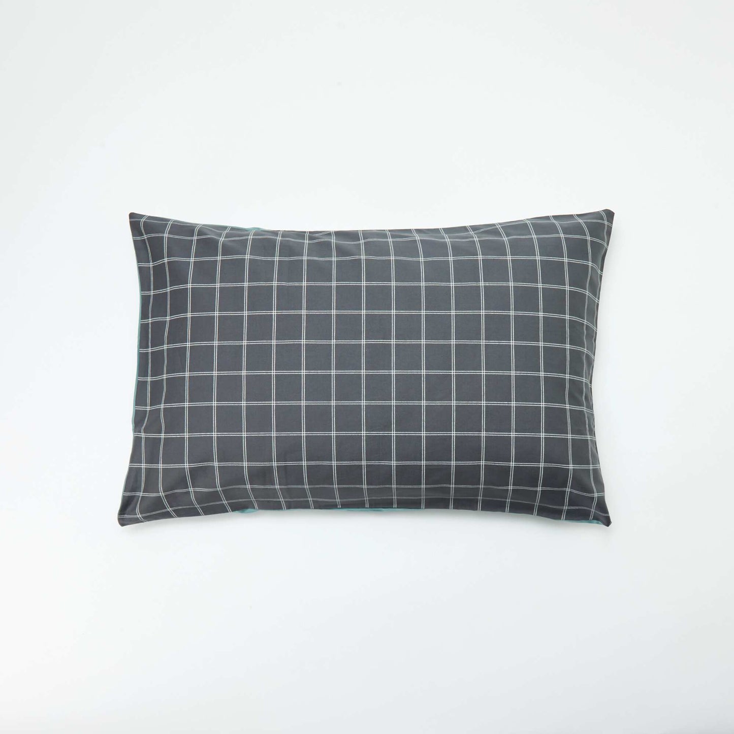 Funda de almohada lisa (50 x 70 cm) - Kiabi Home GRIS