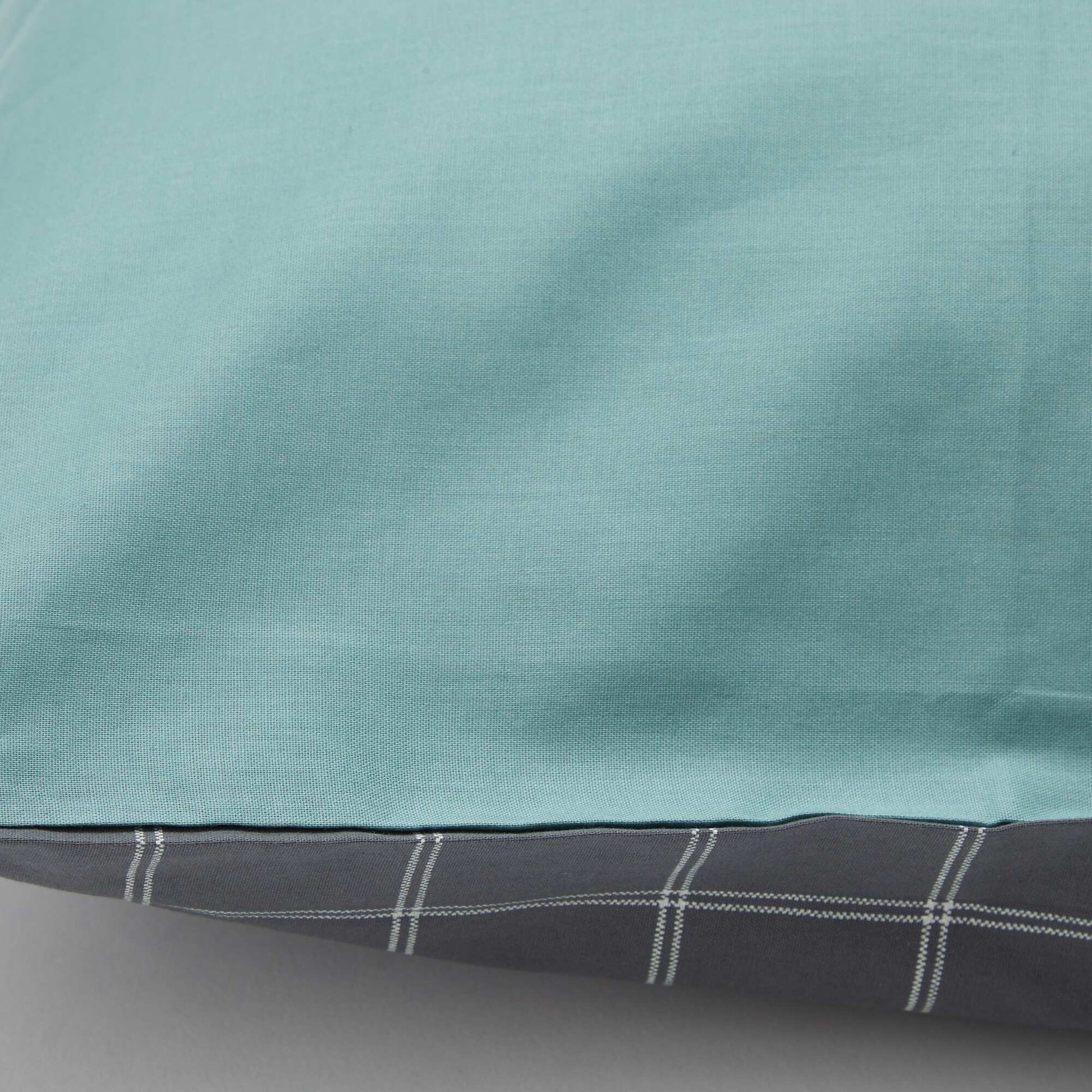 Funda de almohada lisa (50 x 70 cm) - Kiabi Home GRIS