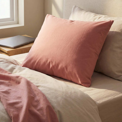 Funda de almohada lisa - Kiabi Home ROSA