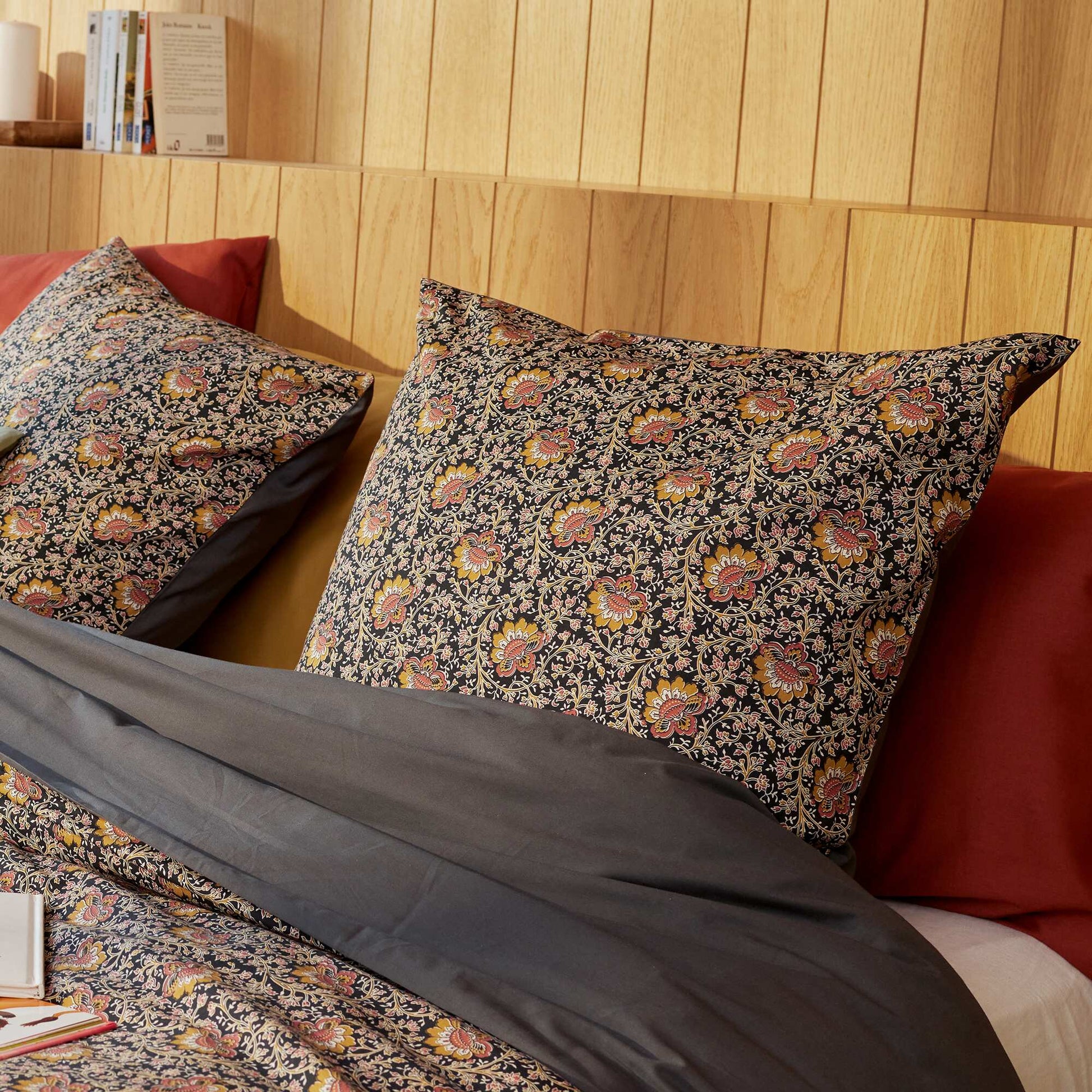Funda de almohada 63 x 63 cm - Kiabi Home GRIS OSCURO