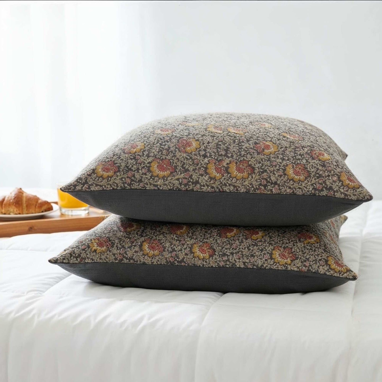 Funda de almohada 63 x 63 cm - Kiabi Home GRIS OSCURO