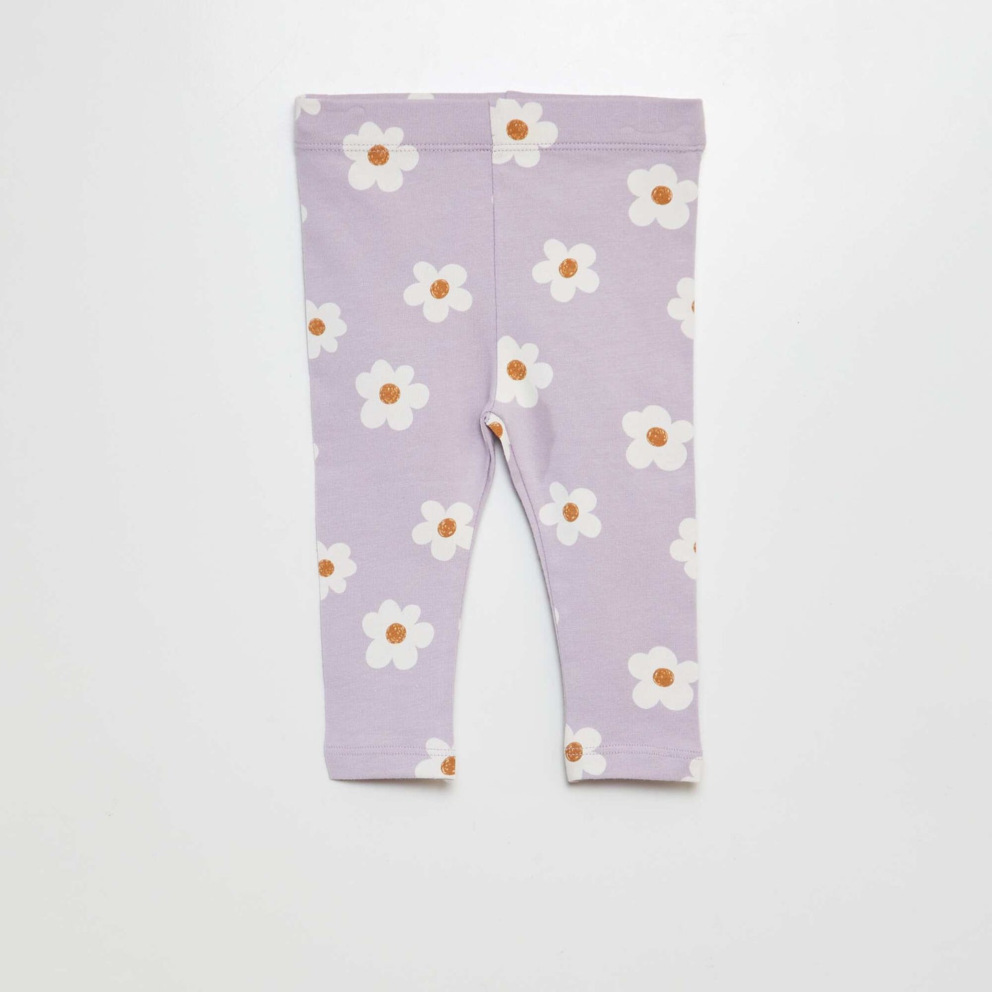 Legging largo con estampado - 2 piezas PURPURA
