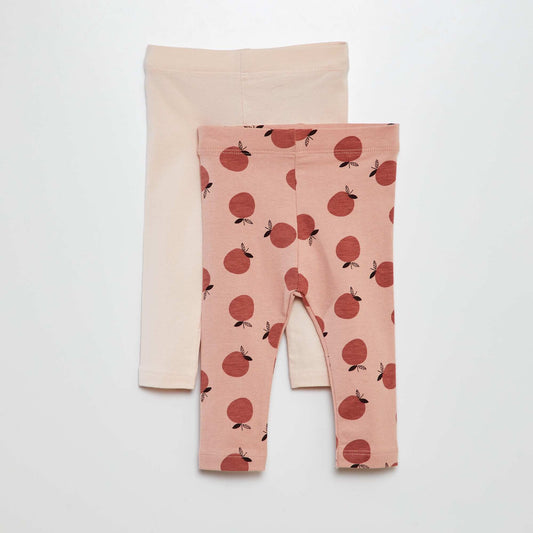 Legging largo con estampado - 2 piezas ROSA
