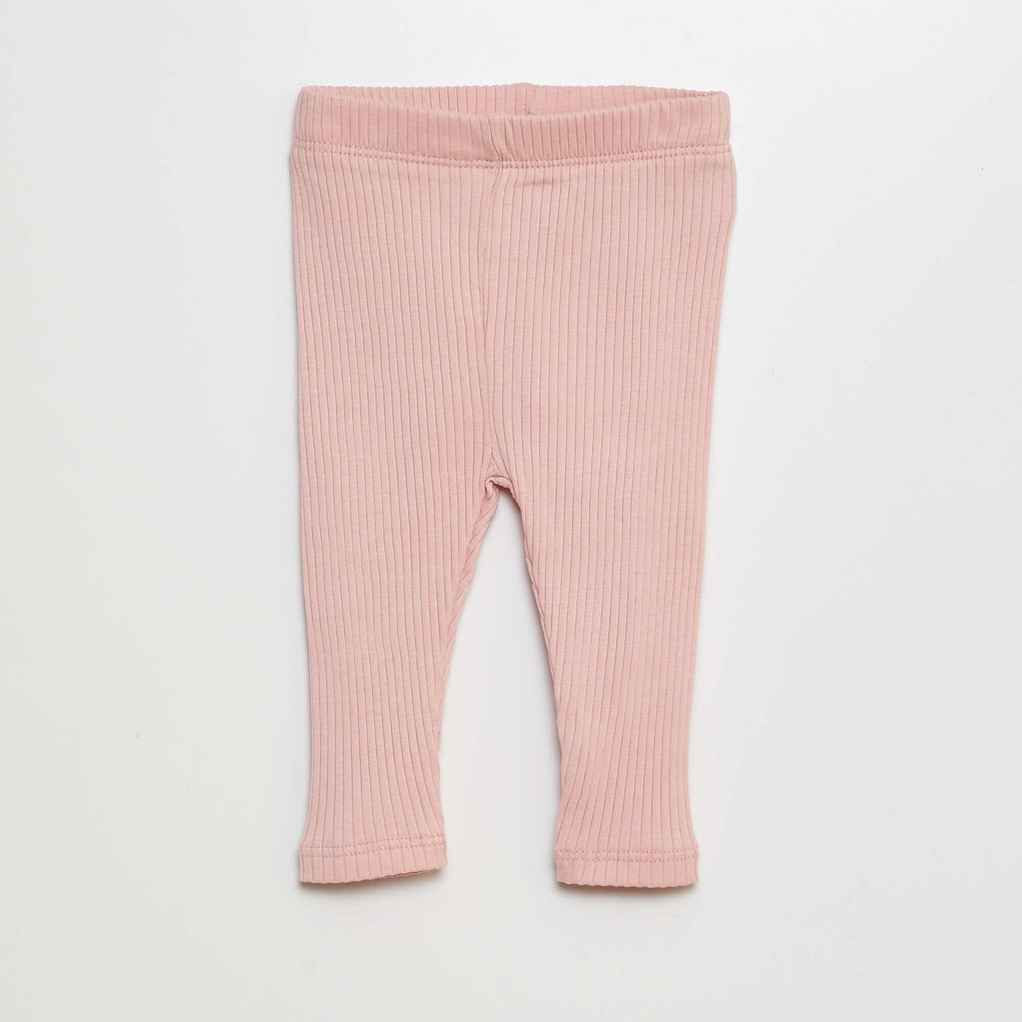 Pack de 2 leggings de canalé ROSA
