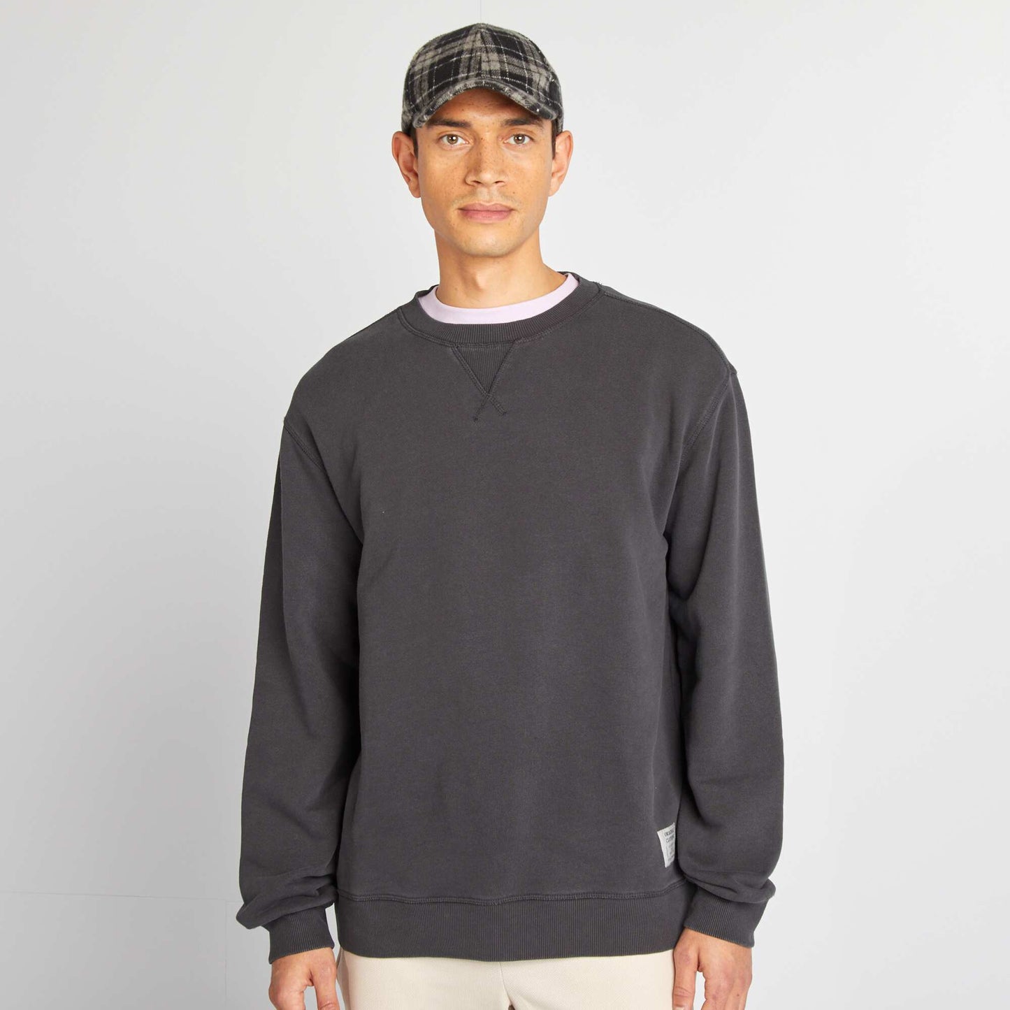 Sweater de punto fino BLANCO