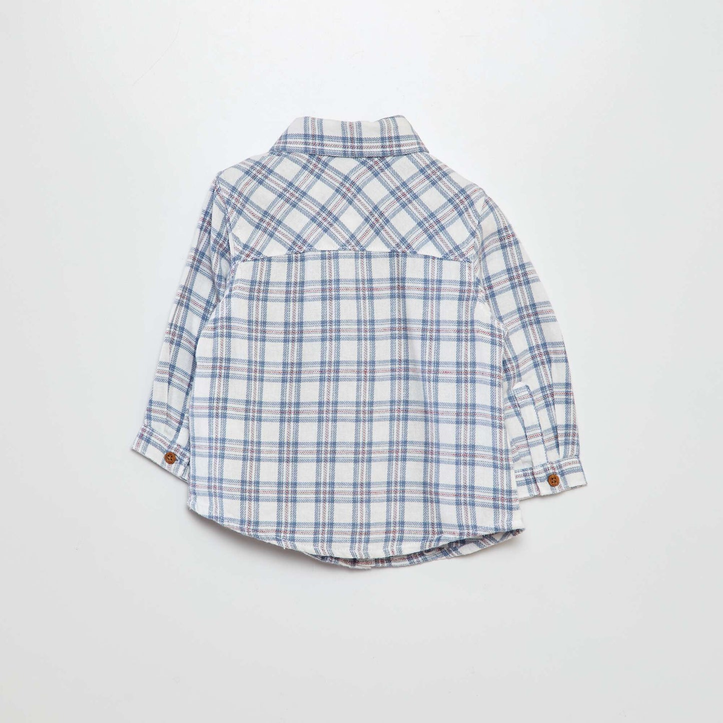 Camisa de franela BLANCO