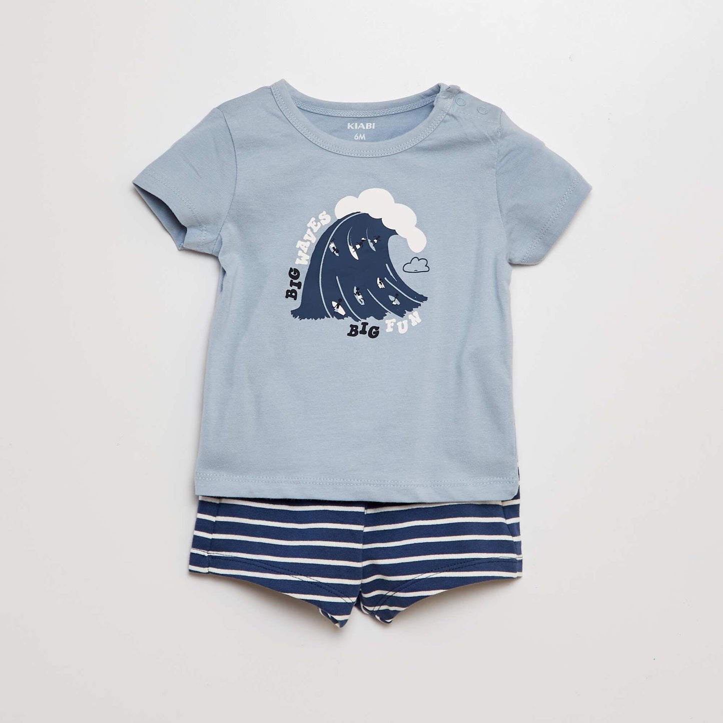 Conjunto de camiseta + short - 2 piezas AZUL