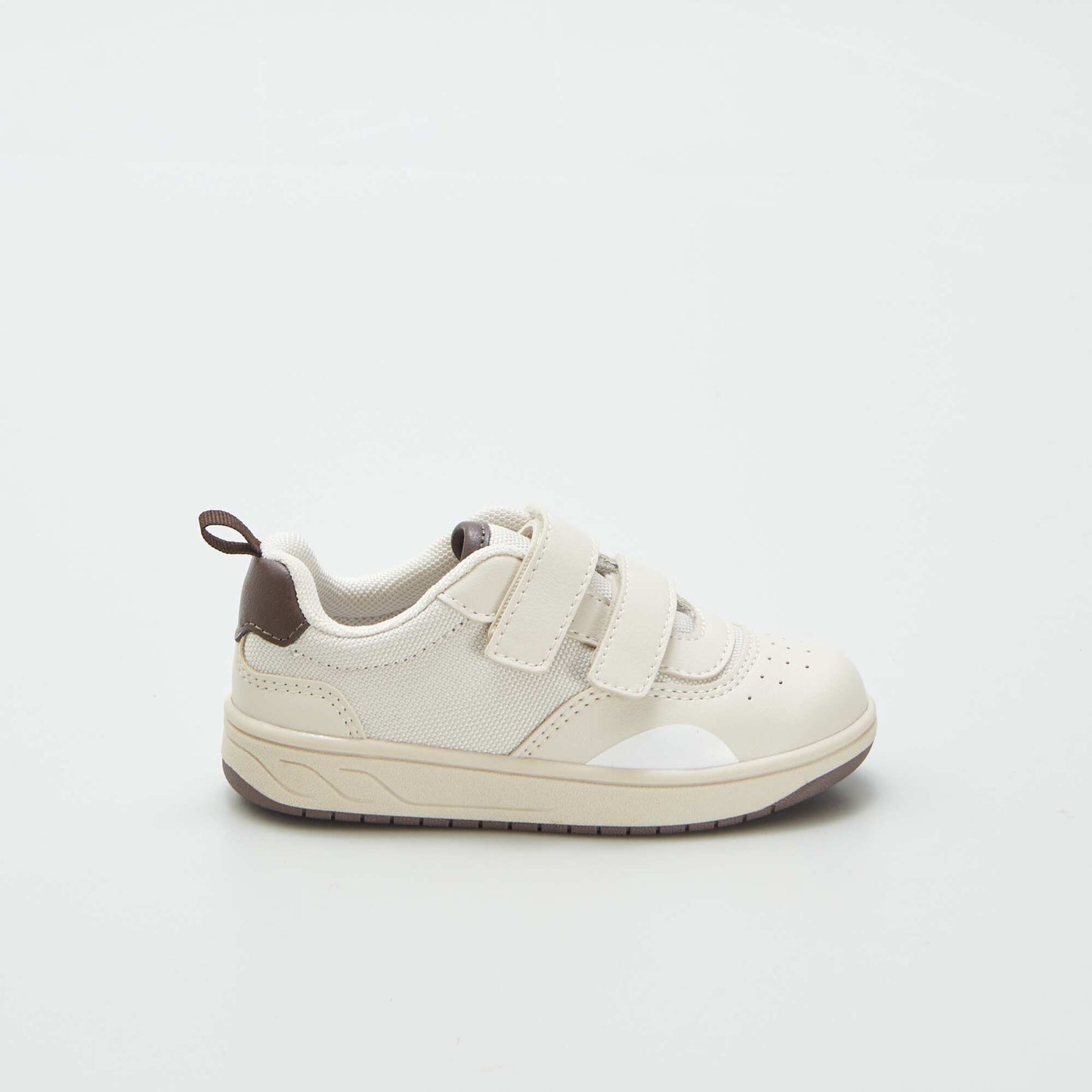 Zapatillas deportivas bajas con velcros BEIGE