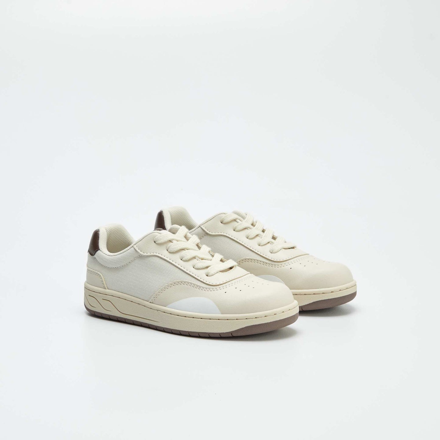 Zapatillas bajas con cordones BEIGE