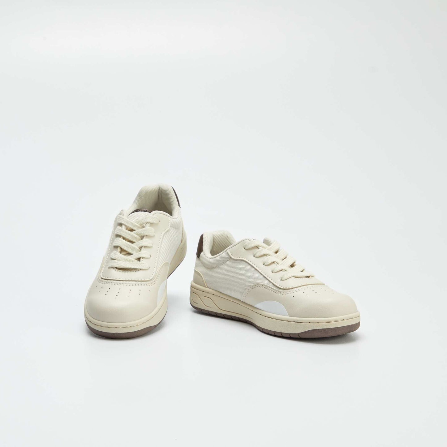 Zapatillas bajas con cordones BEIGE