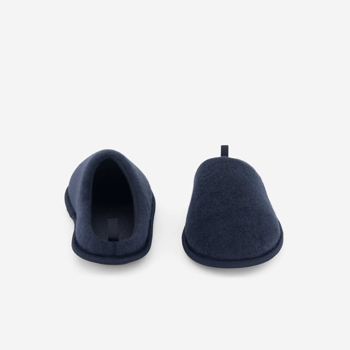 Zapatillas de casa de punto de rizo AZUL