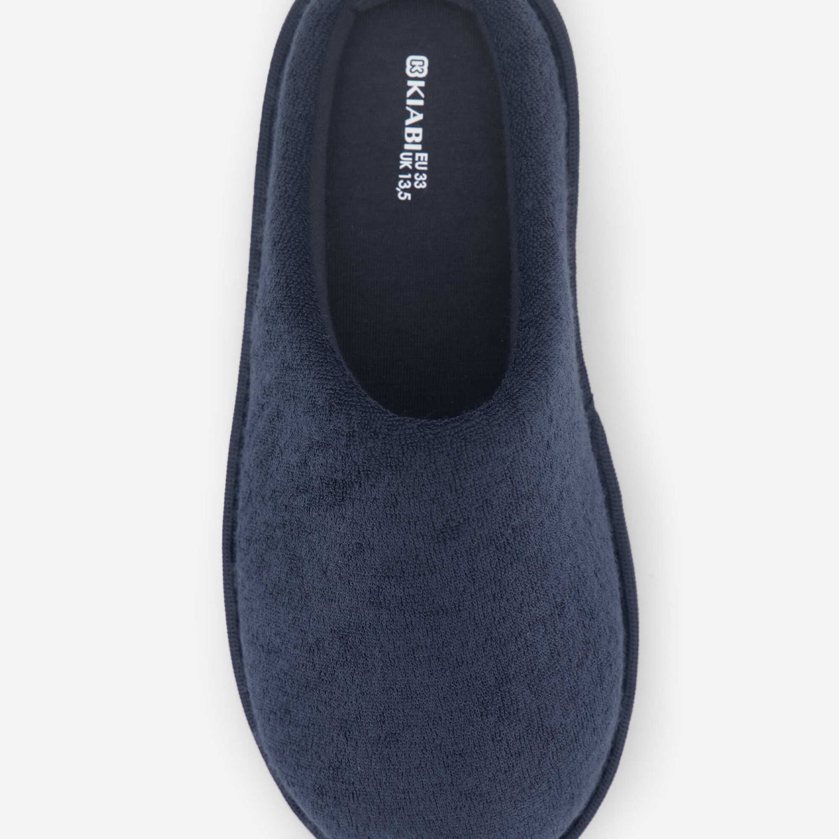 Zapatillas de casa de punto de rizo AZUL