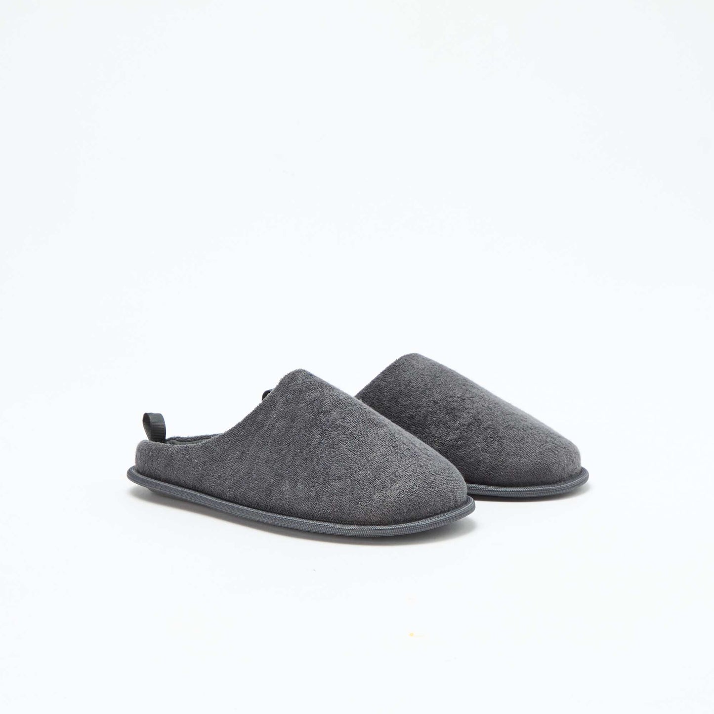 Zapatillas de casa de punto de rizo GRIS