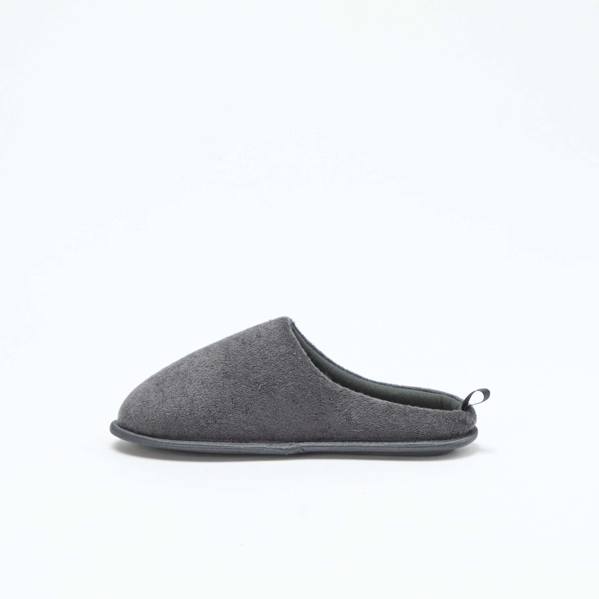 Zapatillas de casa de punto de rizo GRIS