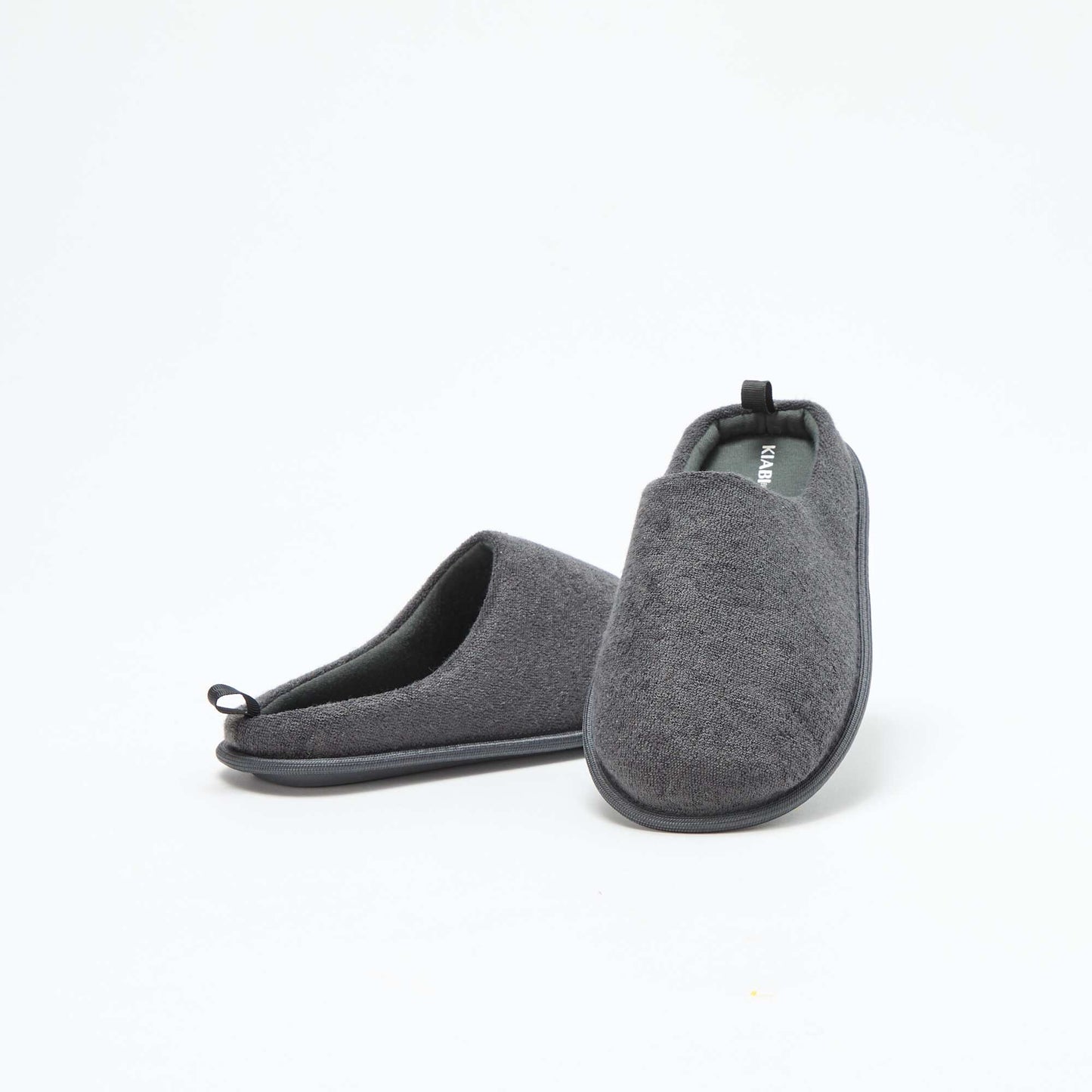 Zapatillas de casa de punto de rizo GRIS