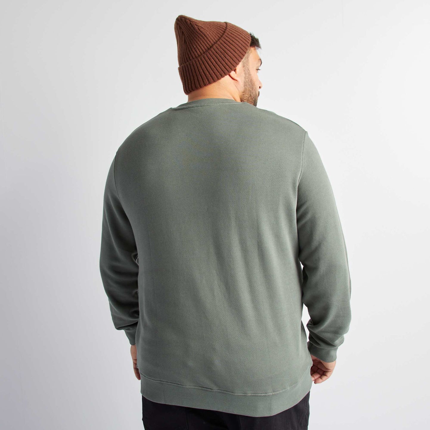 Buzo con bordado en el pecho VERDE