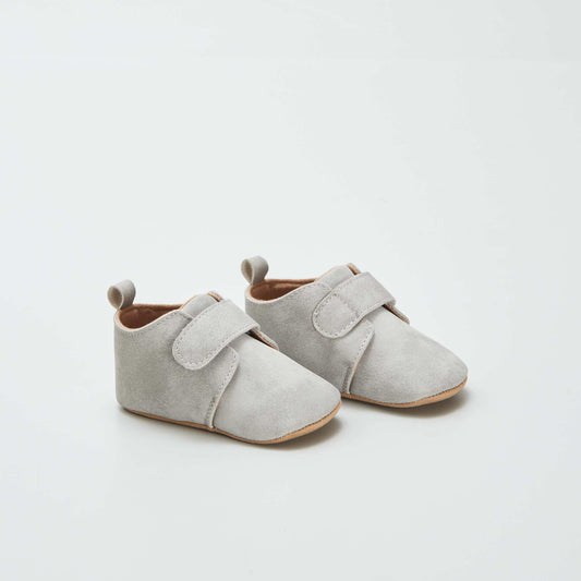 Botines con velcros GRIS